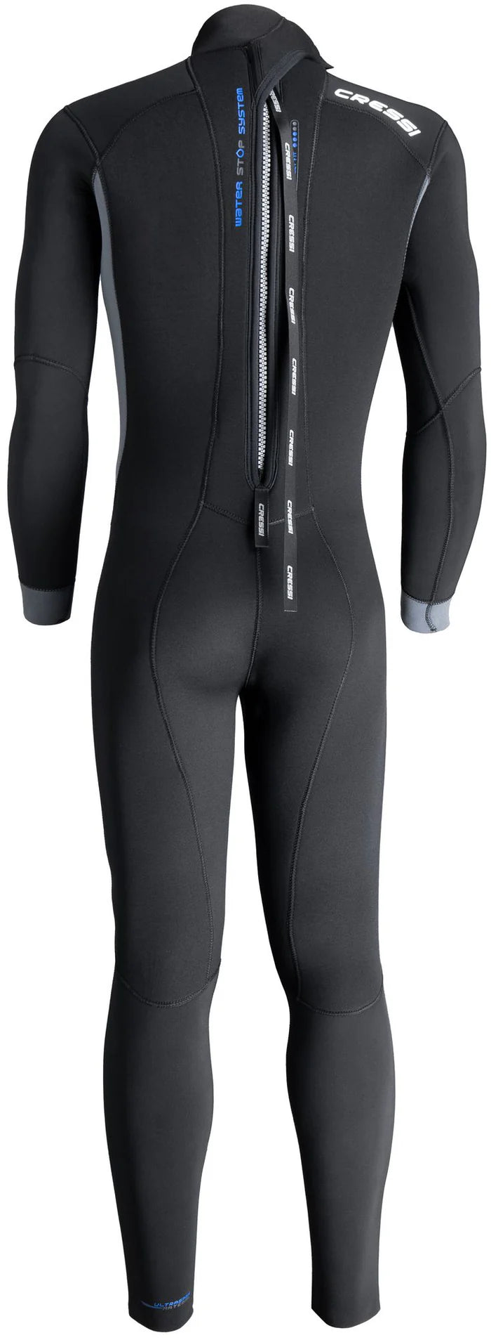 Cressi Fast Full Wetsuit for Scuba Diving & Spearfishing - 3mm Neoprene Thermal Protection for Men & Women - Perfect for Cold Water Surfing, Snorkeling & Water Sports