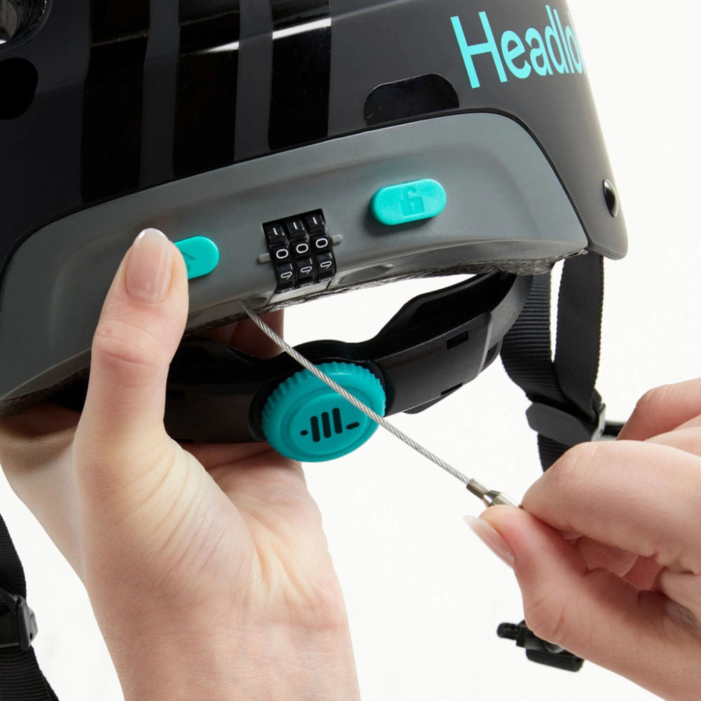 Headlokt Adult Bike Helmet with Built-in Lock - Secure & Stylish Cycling Safety Gear for Commuting & Urban Riding