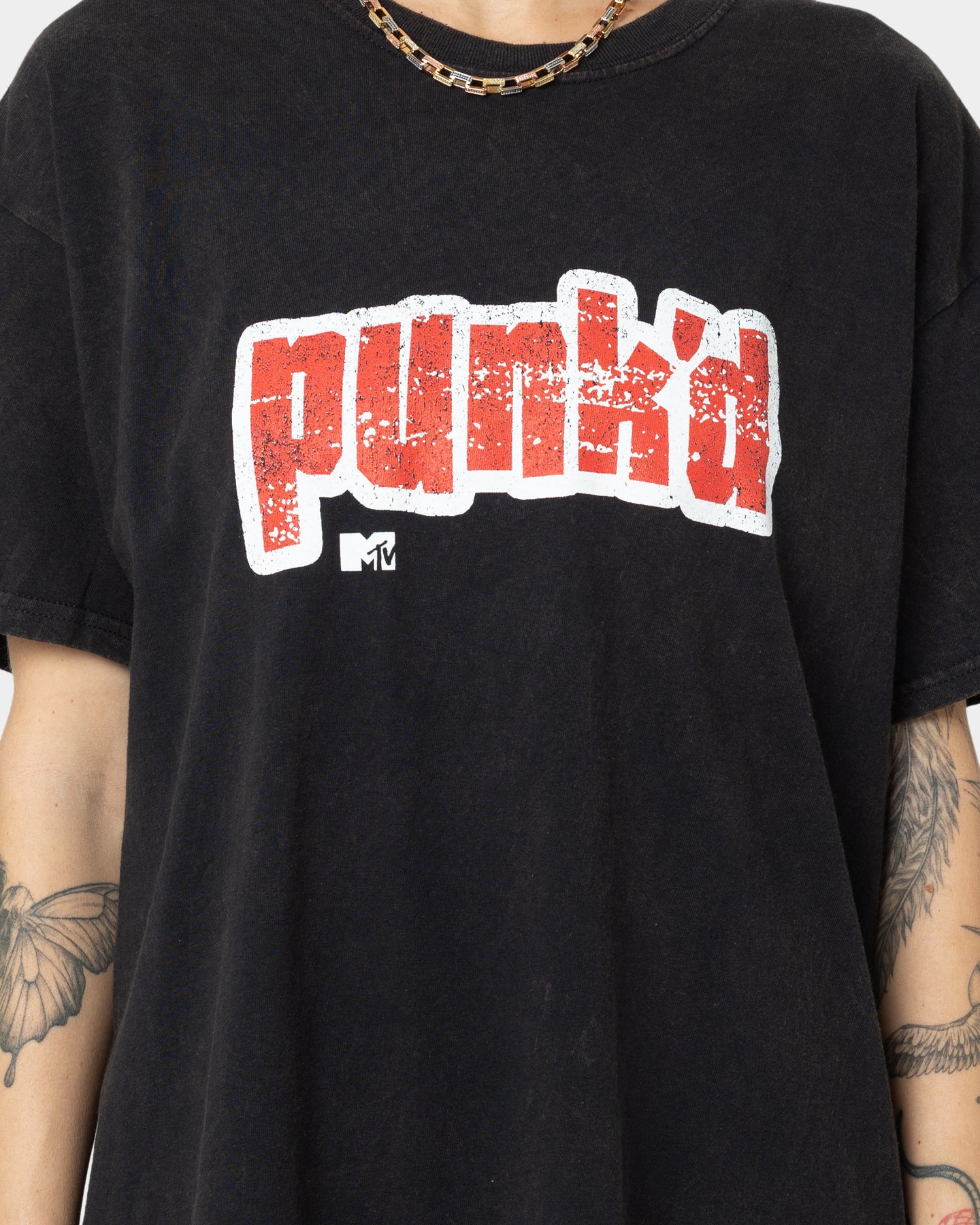 Vintage MTV Punk'd Graphic T-Shirt - Black Distressed Wash - Retro 90s TV Show Tee for Men & Women - Perfect for Casual Wear, Concerts, and Throwback Outfits