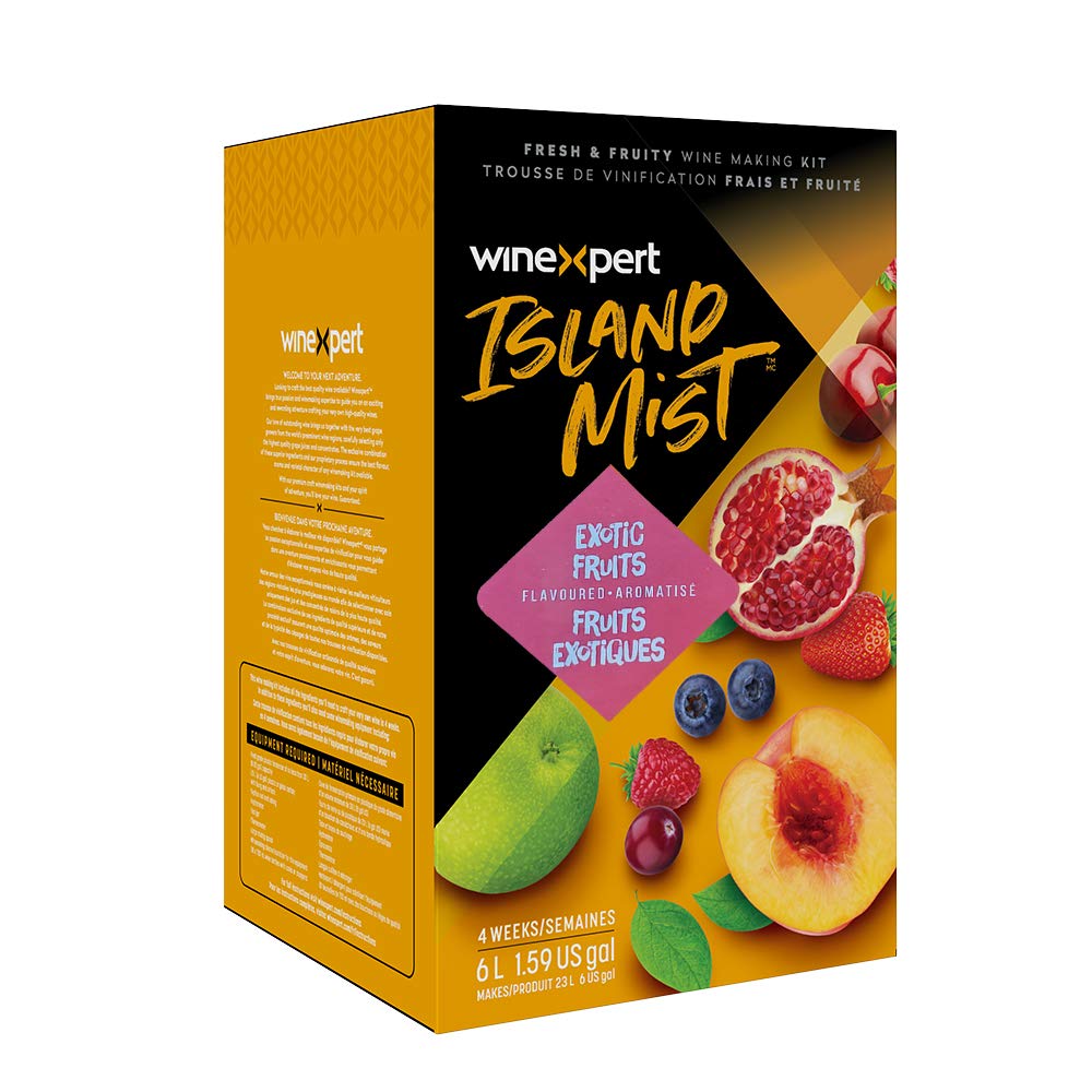 Premium White Zinfandel Wine Making Kit with Exotic Fruits - Perfect for Home Brewing & Special Occasions