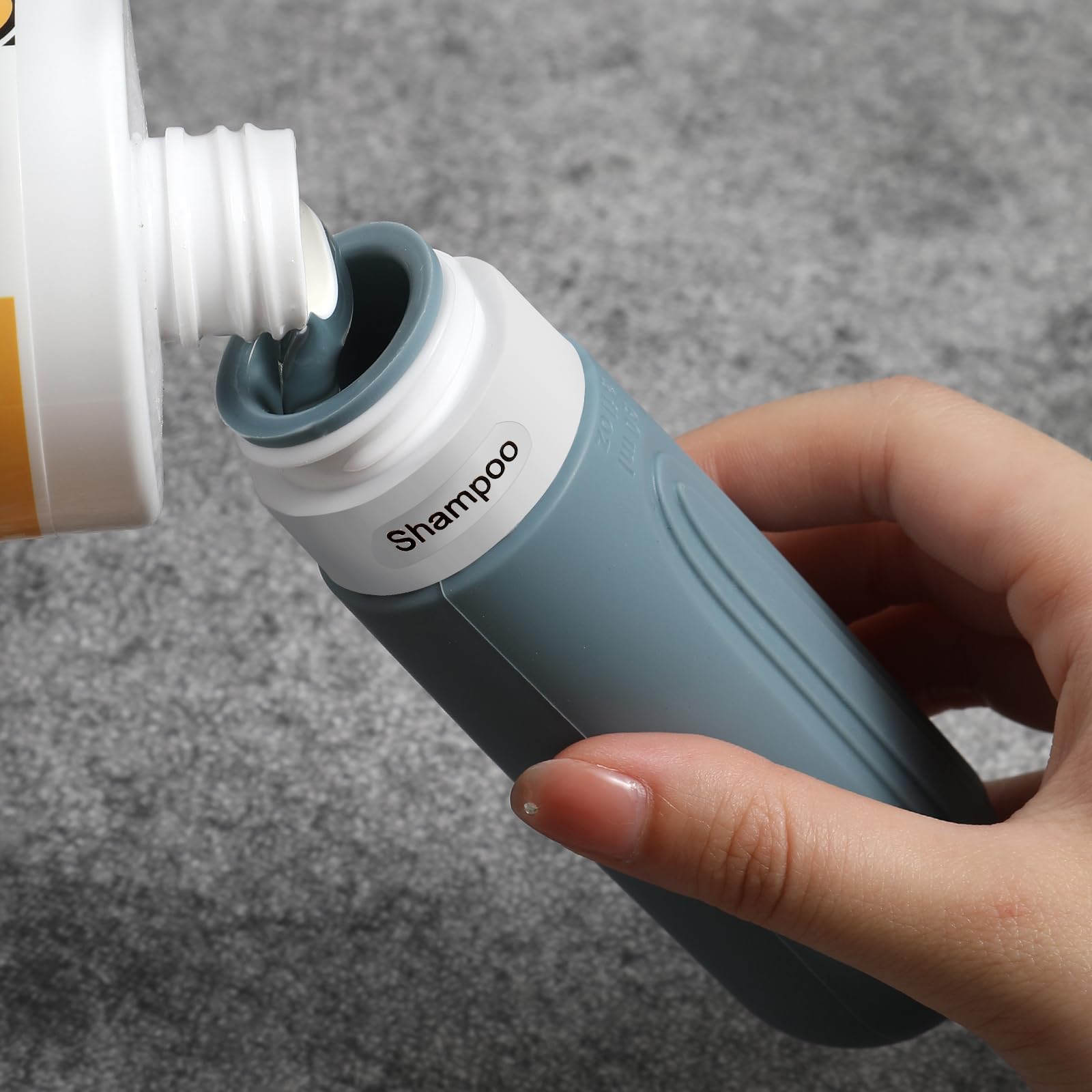 5 Pack TSA Approved Travel Bottles for Toiletries - 3oz Leak Proof Refillable Containers for Shampoo & Conditioner, BPA Free Travel Accessories with Toiletry Bag - Perfect for Airplane Carry-On, Gym, Camping & Vacation Essentials