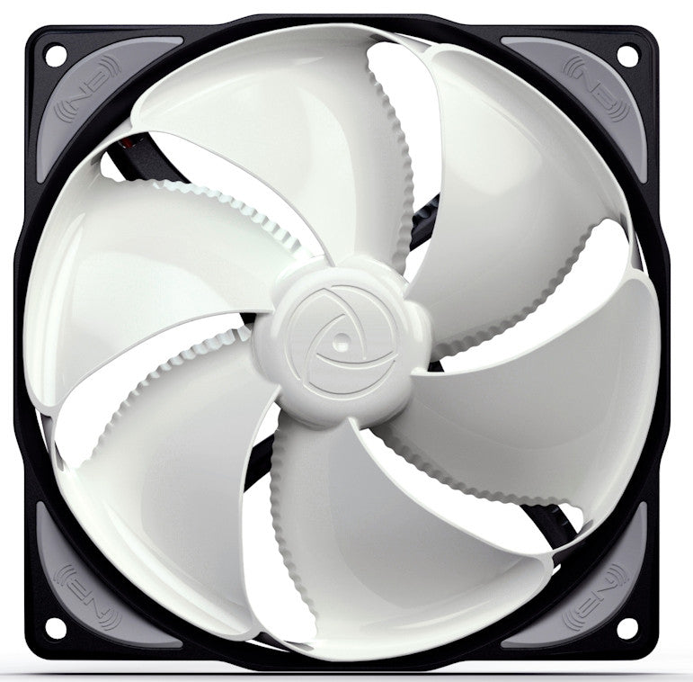 B12-2 Black Noise Blocker 120x120x25mm Bionic Loop Medium Speed PC Cooling Fan - Perfect for Gaming Rigs, Workstations & Silent Computer Builds