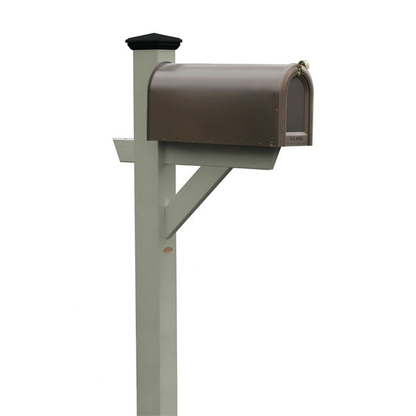 Durable Outdoor Hazleton Mailbox Post - Heavy Duty Steel Mailbox Stand with Anti-Rust Coating for Residential & Commercial Use - Perfect for Driveway, Garden, and Front Yard Installation