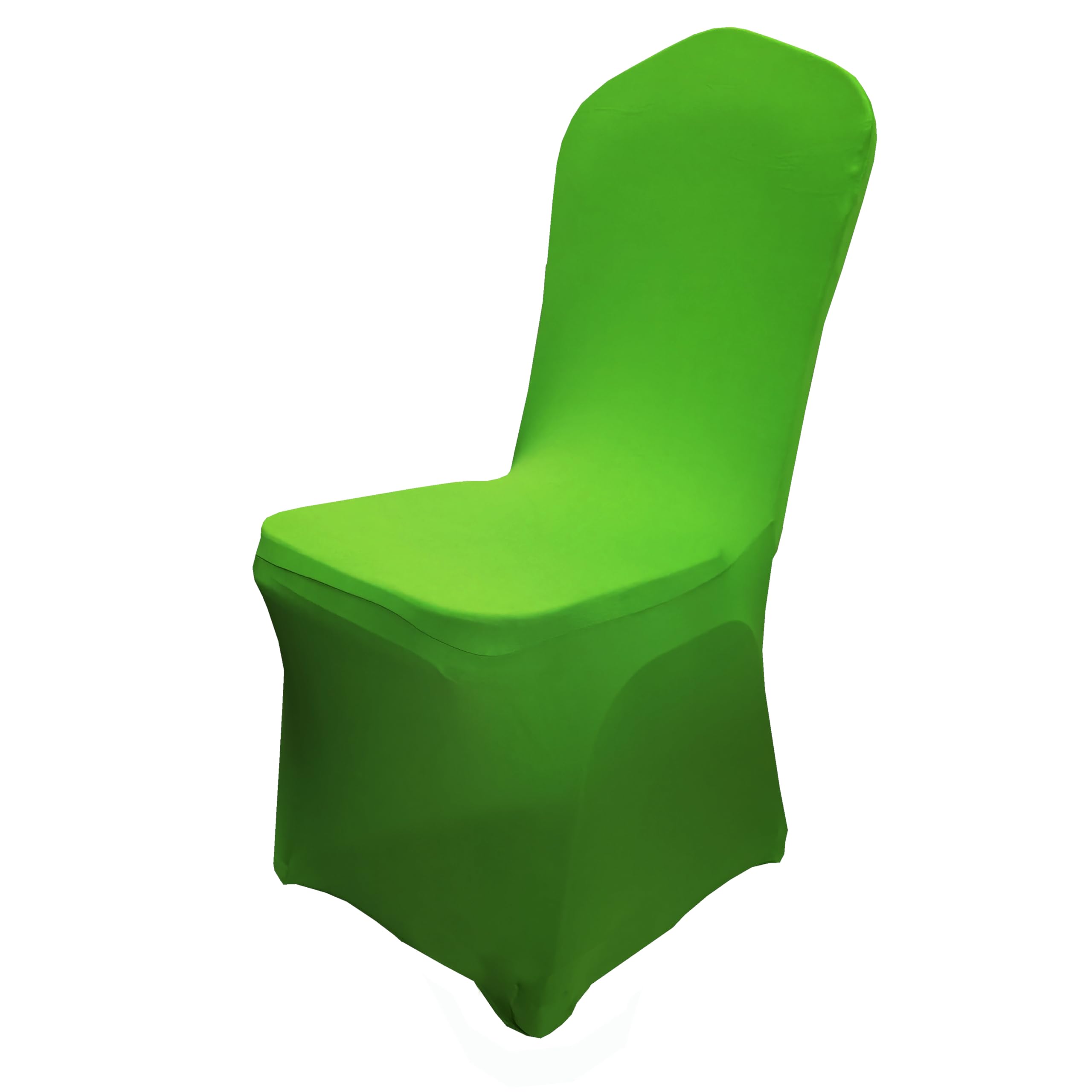 Stretch Spandex Dining Chair Covers - Elastic Slipcovers for Wedding Banquet, Party & Home Decor (Green) | Waterproof & Washable Seat Protectors for Indoor & Outdoor Events