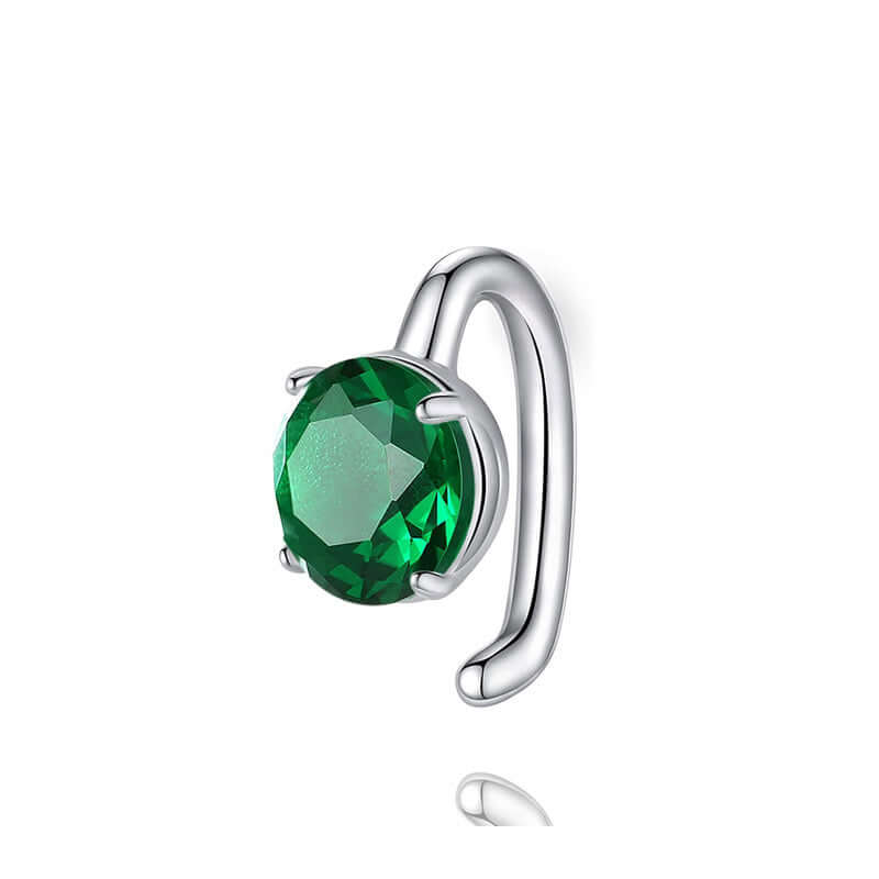 CZ Implant Grade Hinged Hoop Belly Button Rings | Surgical Steel Navel Piercing Jewelry | Q2886 | Perfect for Everyday Wear, Gym & Beach Fashion