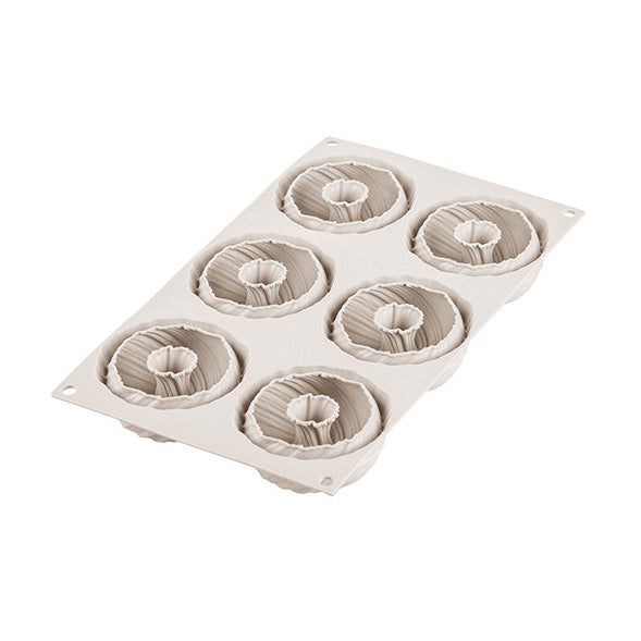 SILIKOMART Mini Intreccio 105 Silicone Baking Mold - Perfect for Cupcakes, Chocolate, Candies & DIY Desserts at Home