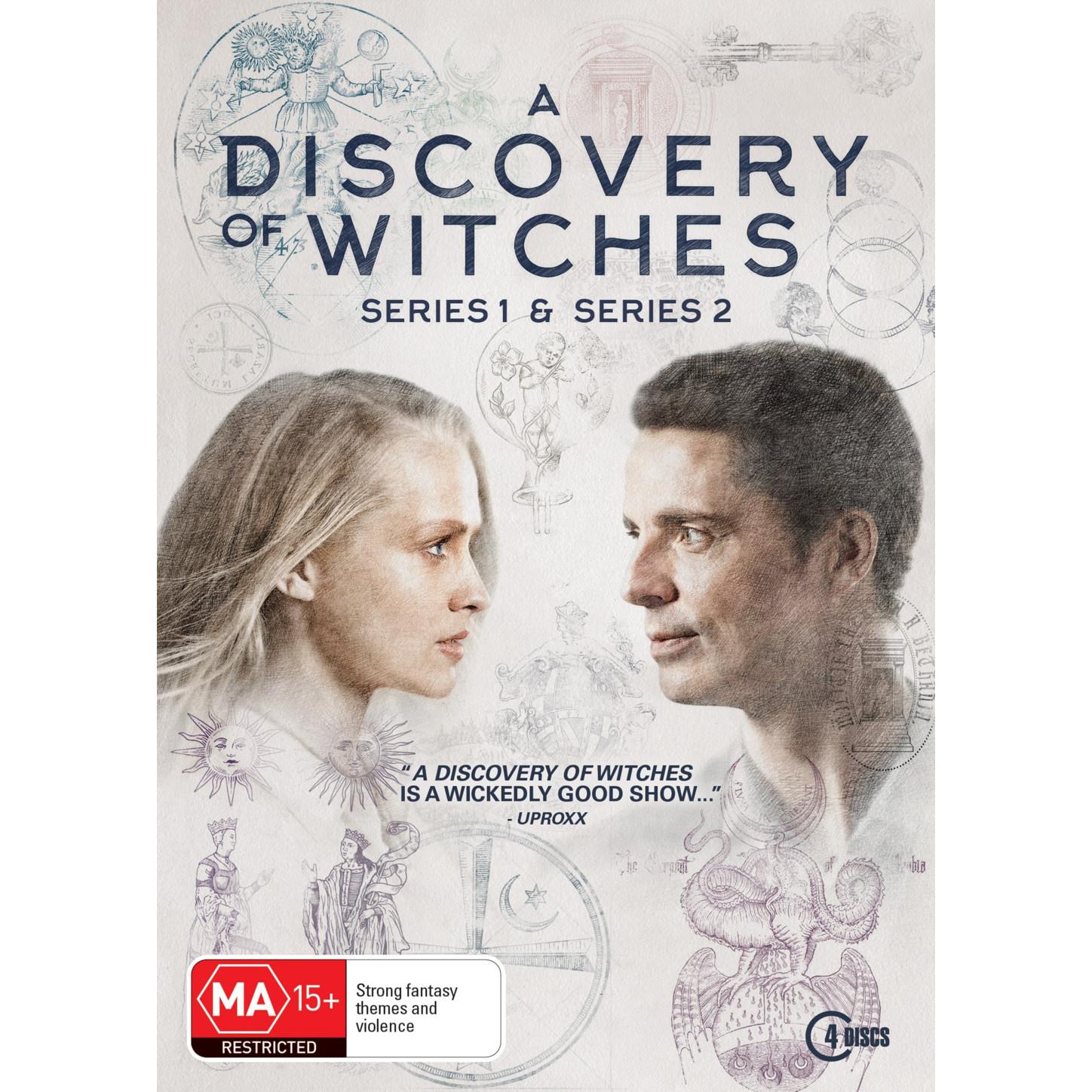 A Discovery Of Witches - Complete Seasons 1 & 2 DVD Box Set | Supernatural Fantasy Drama Series | Perfect for Halloween Binge-Watching & Vampire Lovers