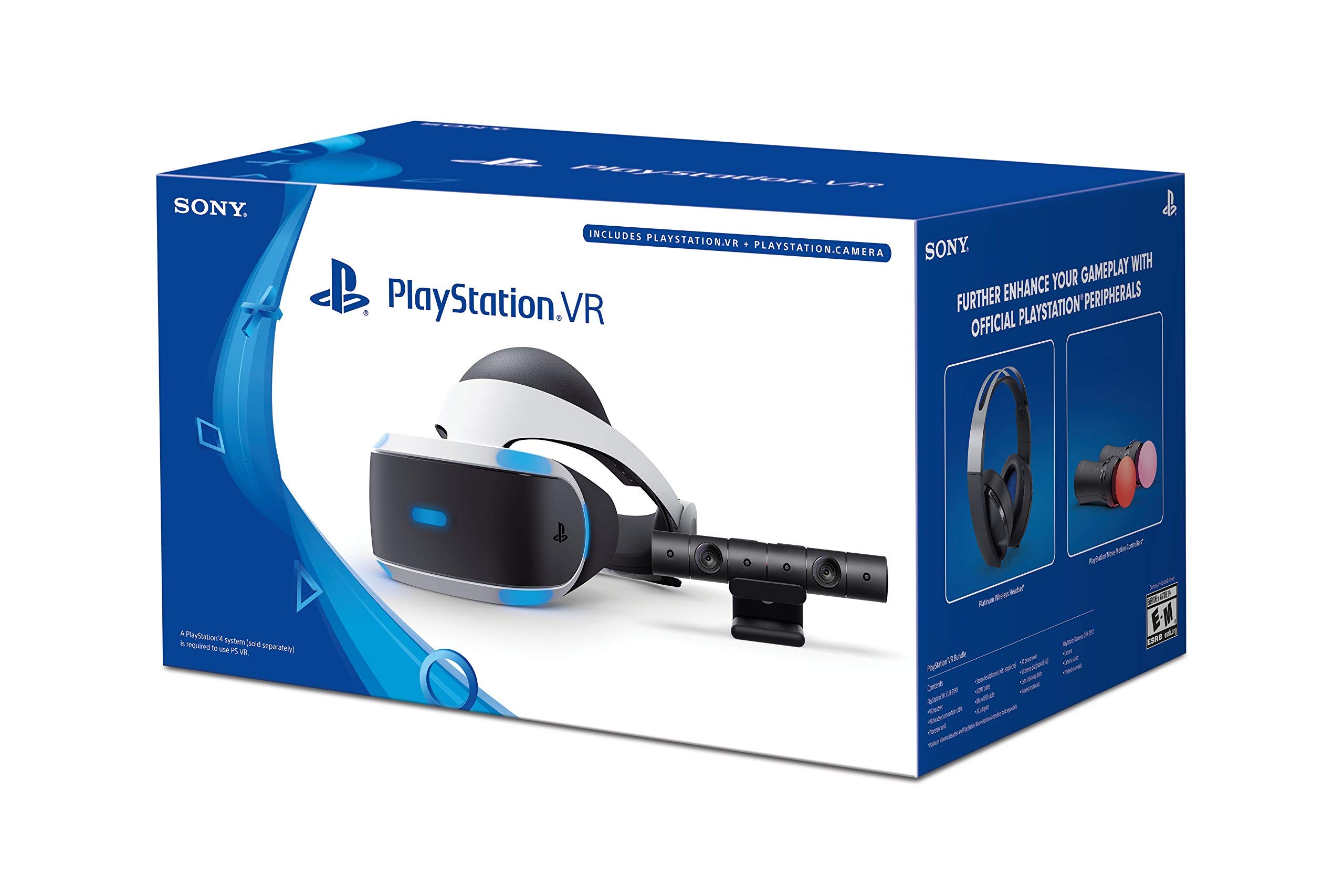 Renewed PlayStation VR Headset with Camera Bundle - Virtual Reality Gaming System for PS4 & PS5 | Immersive 3D Gaming Experience for Action, Sports & Adventure Games