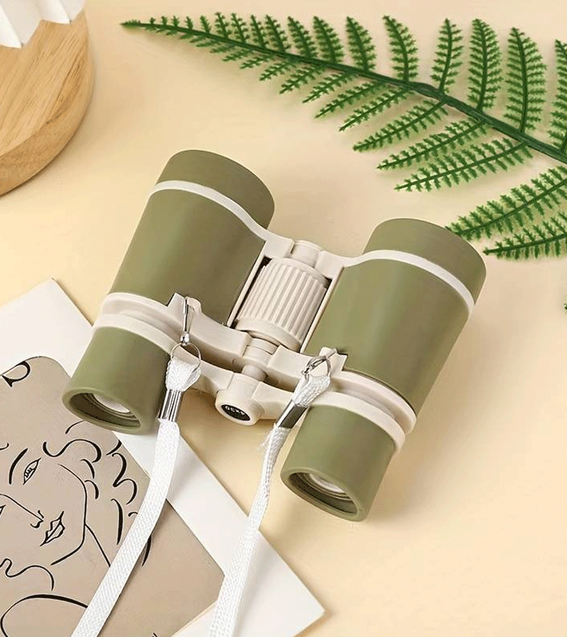 Best Kids Binoculars for Outdoor Exploration - Durable & Lightweight Green Binoculars for Bird Watching, Hiking, and Nature Adventures