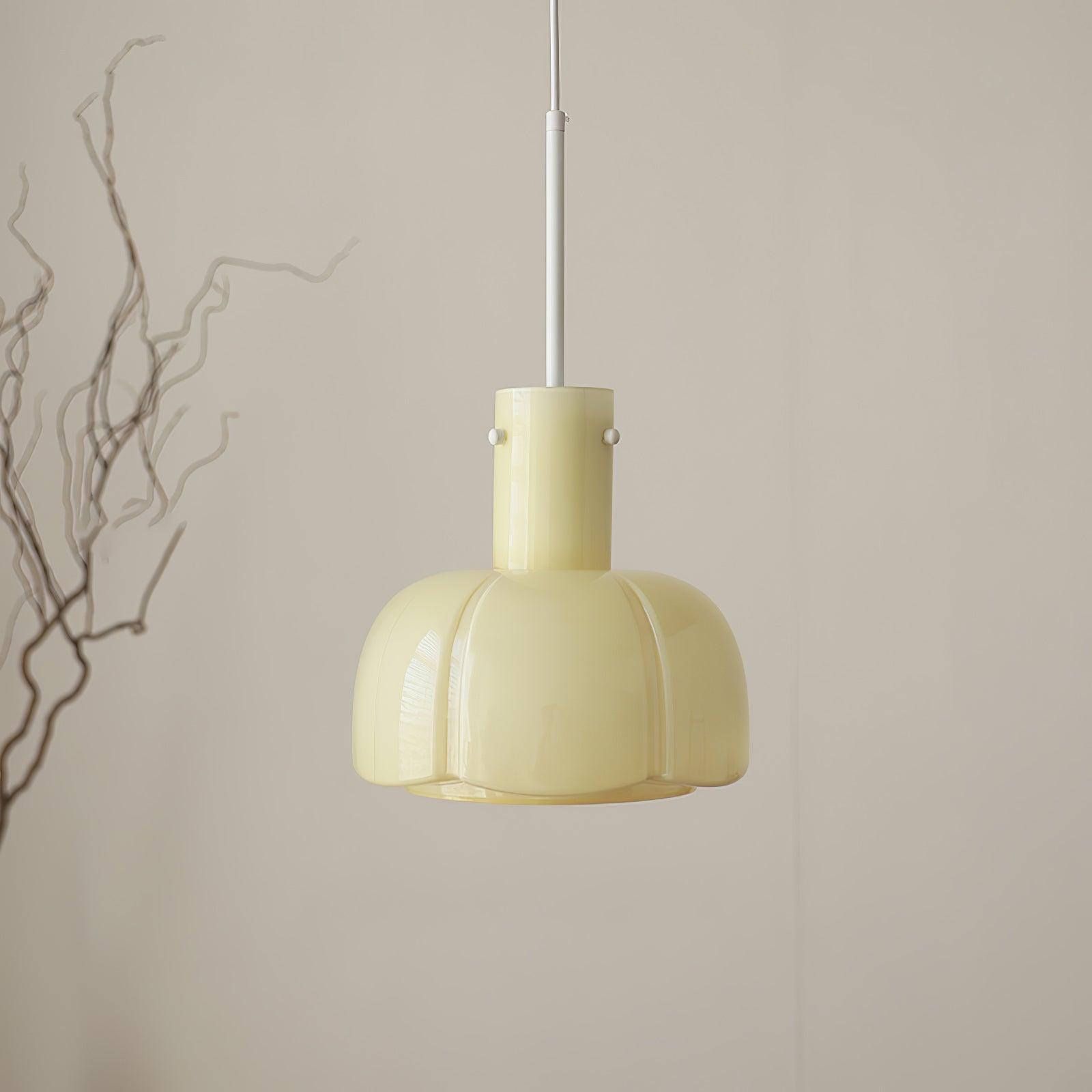 Lumina Petal Glass Pendant Light - Modern Hanging Chandelier for Kitchen Island, Dining Room & Bedroom Lighting - Elegant Home Decor Ceiling Fixture