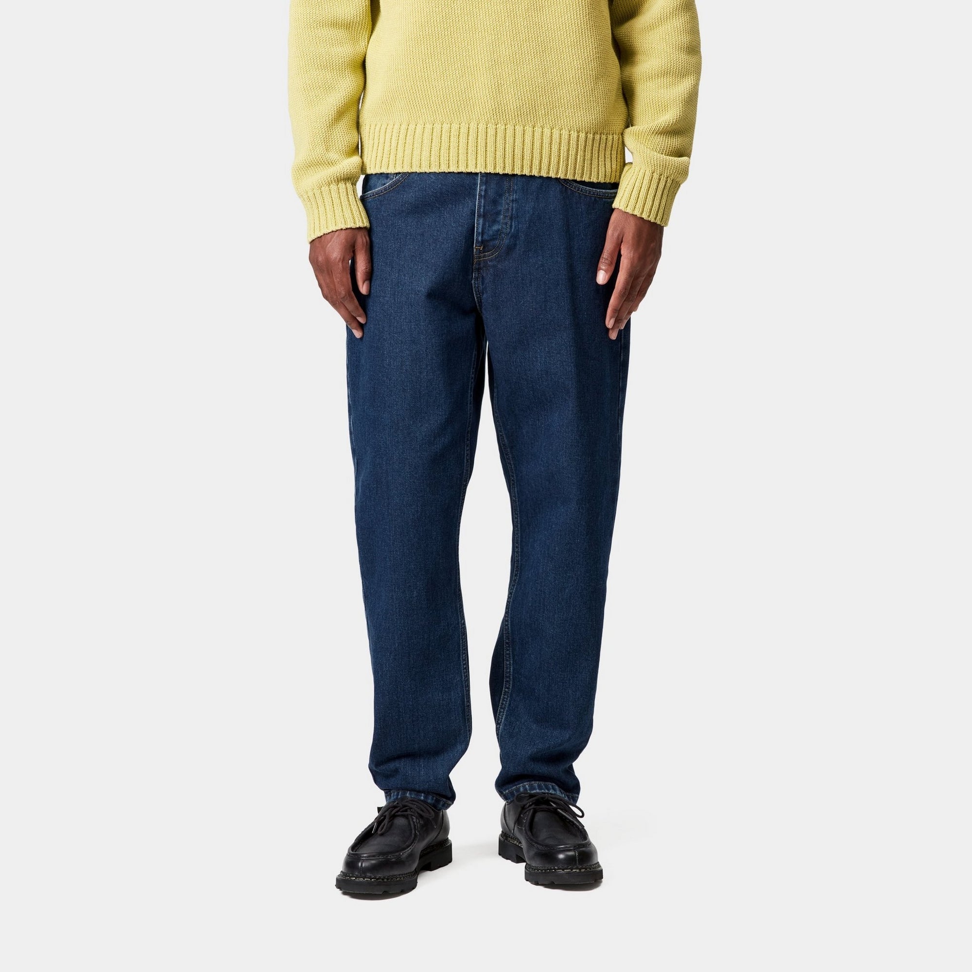 Stone Washed Blue Newel Pants for Men - Comfortable Casual Wear for Everyday & Outdoor Activities