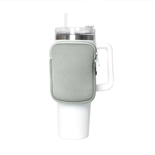 Neoprene Water Bottle Holder for Stanley Quencher 40oz & 20oz - Insulated Sleeve for Adventure, Hiking, Gym & Outdoor Activities