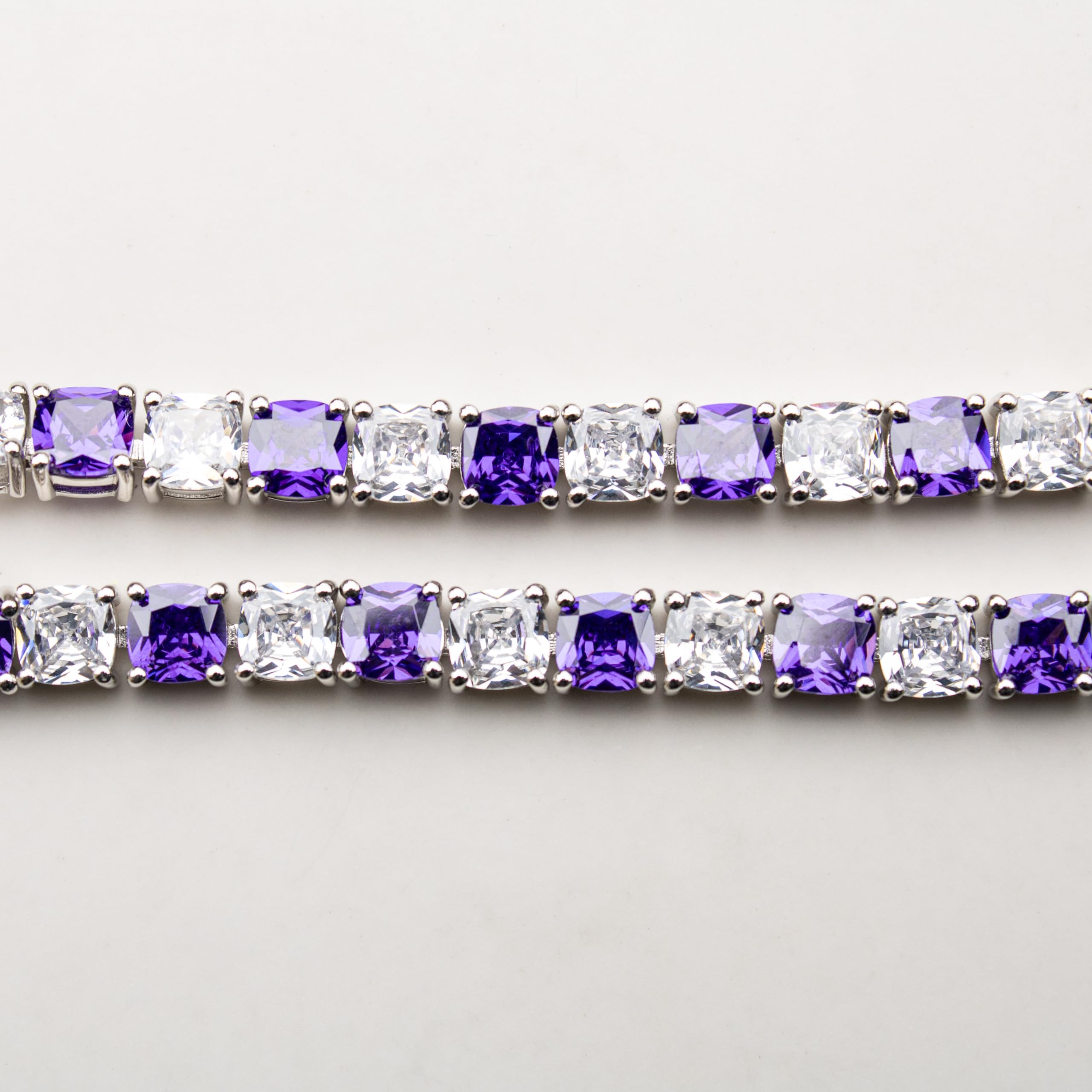 Sterling Silver Tennis Bracelet for Women - 23.5 CTTW Simulated Gemstone Sparkling Bracelet | Elegant Jewelry Gift for Anniversary, Birthday & Special Occasions | Perfect for Parties, Weddings & Everyday Wear