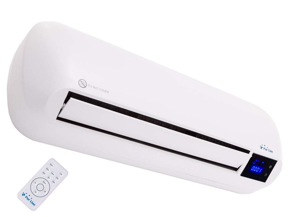 PURLINE HOTI M70 Wall Mounted Ceramic Heater 1000W/2000W with Timer & Remote Control - Perfect for Bedroom, Office, and Home Heating