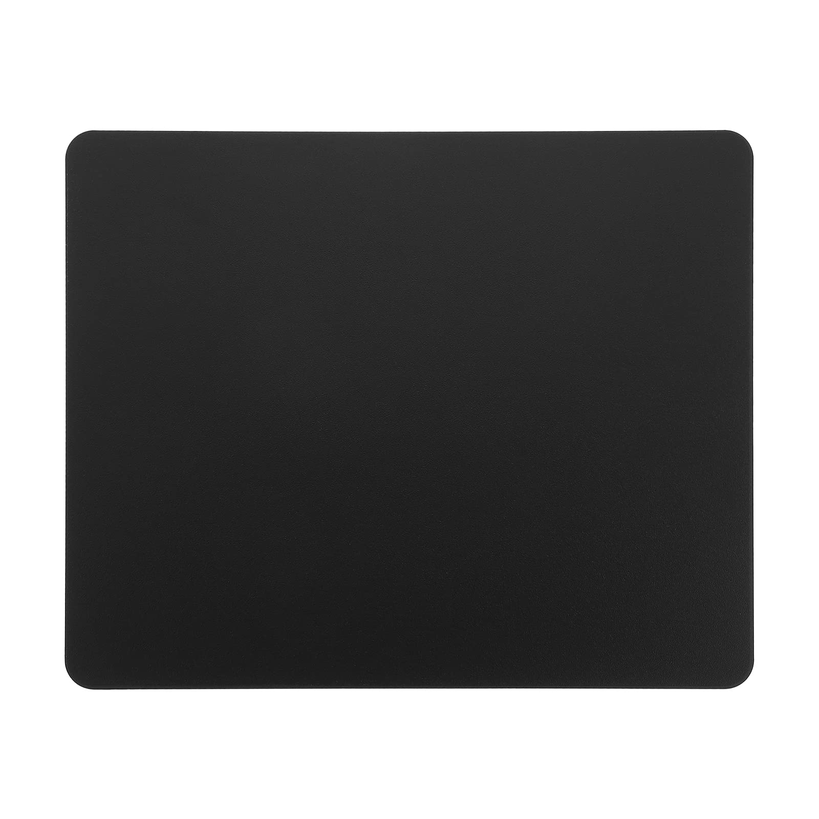 LUOZZY Metal Aluminum Mouse Pad - Hard Smooth Ultra Thin Double-Sided Waterproof Gaming Mouse Mat (Black, Medium) for Office, Home & Gaming Use