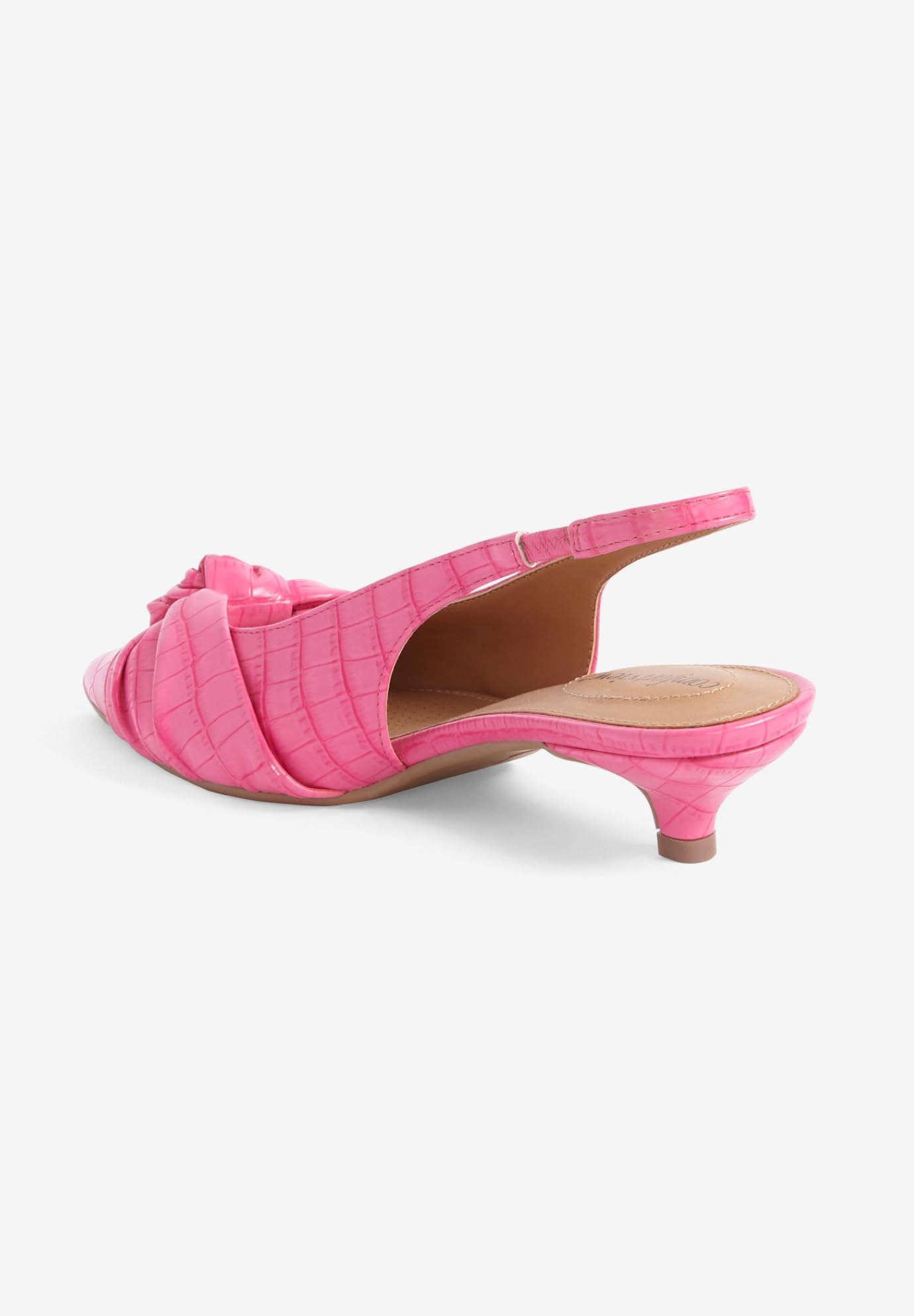 Comfortview Women's Wide Width The Tia Slingback - Comfortable Casual Shoes for Work, Walking & Everyday Wear