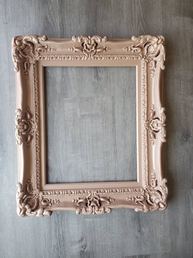 12x16 Classic Nude Photo Frame - Ornate Baroque Style Picture Frame for Canvas Art & French Decor - Perfect for Living Room, Bedroom & Gallery Wall Displays