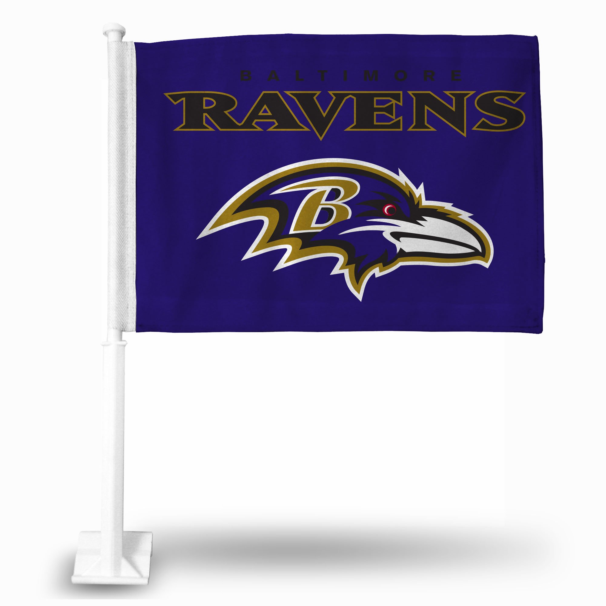 NFL Car Flag Double Sided - Premium Team Logo Car Accessory for Game Day & Tailgating - Show Your Team Spirit While Driving