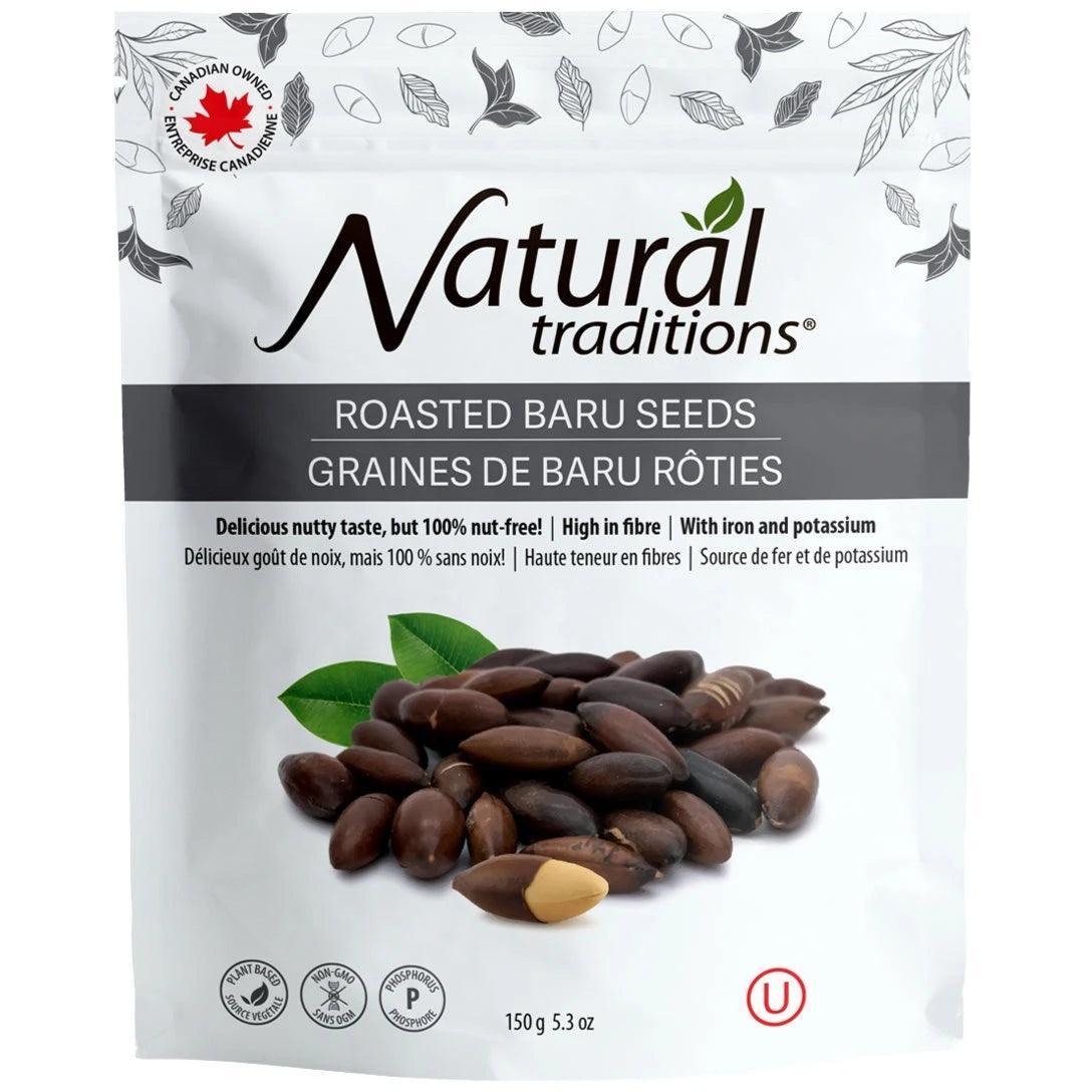 Organic Roasted Baru Seeds 150g - Crunchy & Nutritious Superfood Snack - Gluten-Free, Vegan, High in Protein & Fiber - Perfect for Healthy Snacking, Salads & Trail Mixes