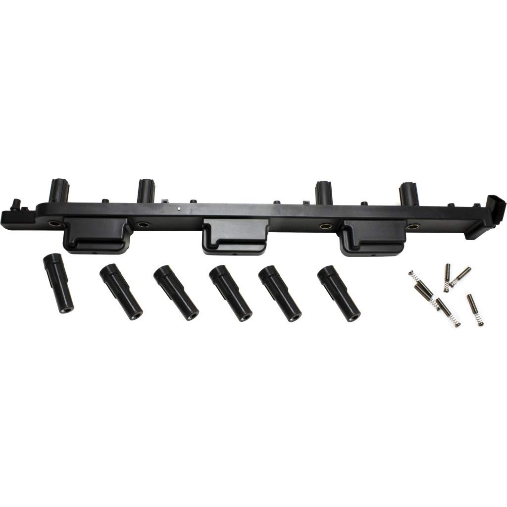 Jeep Grand Cherokee Ignition Coil 2000-2004 - Blade Plug Terminal 12V Coil Pack Replacement Part - Perfect for Engine Performance & Tune-Up