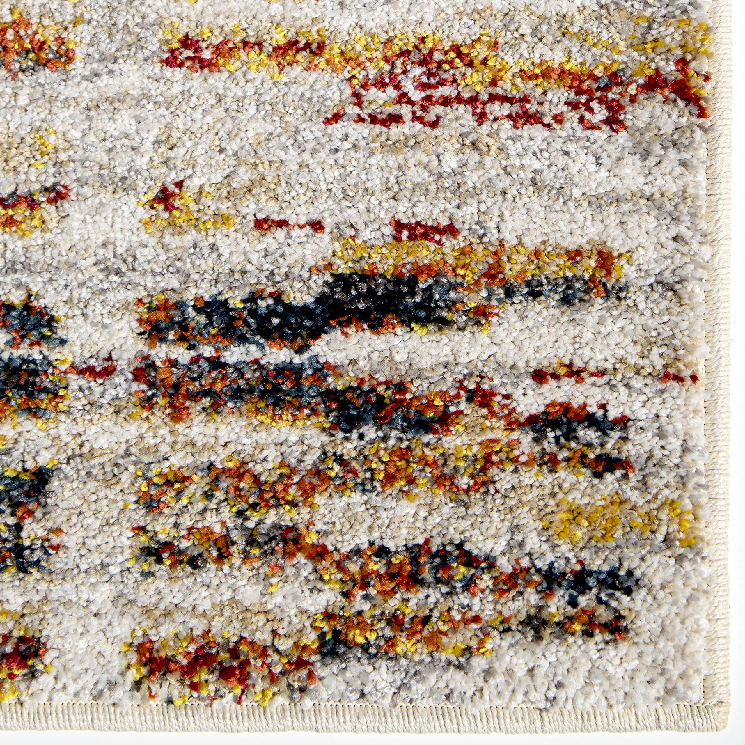 Orian Rugs West End Movement Area Rug - Soft Modern Bohemian Rug for Living Room, Bedroom & Home Decor