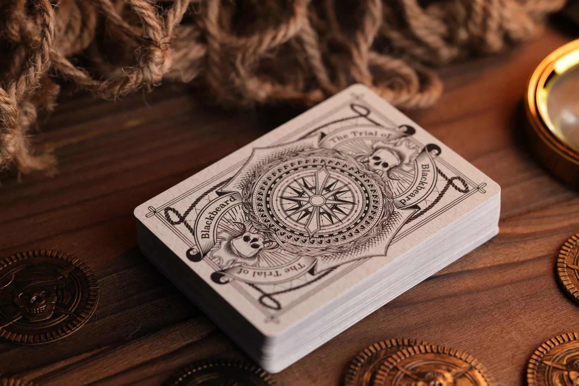 Blackbeard Playing Cards - Pearl Edition | Premium Pirate-Themed Deck for Poker, Magic Tricks & Collectors | Perfect for Game Nights, Gifts & Cardistry
