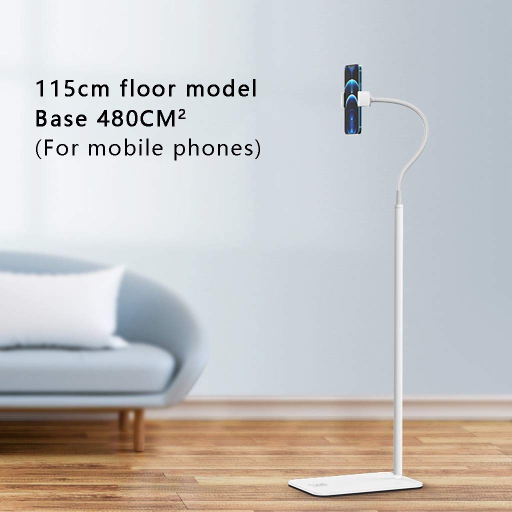 Flexible Gooseneck Phone Stand Holder - Adjustable Bed & Desk Mount with Long Arm for iPhone 12 Mini/11 Pro/XS Max/XR - Perfect for Watching Videos, Reading & Hands-Free Calling in Bed, Office or Kitchen
