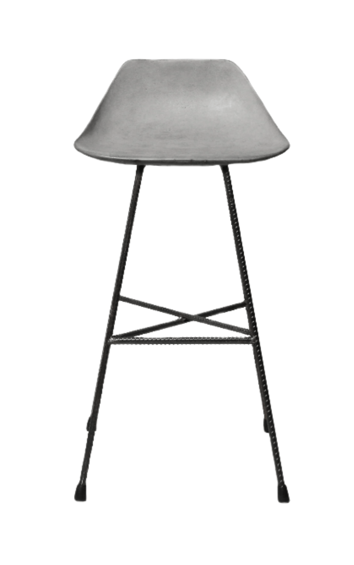 Hauteville 670 Counter Stool by Lyon Beton - Modern Bar Stool with Metal Frame & Comfortable Seat - Perfect for Kitchen Island, Breakfast Bar & Home Decor