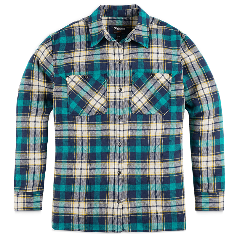 Women's Plus Size Flannel Shirt - Soft & Comfortable Plaid Button Down Top for Casual Wear & Outdoor Activities
