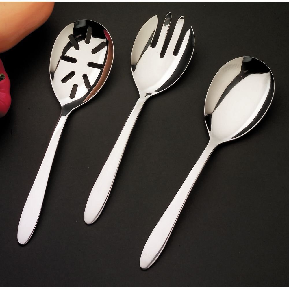Dexter Outdoors 9-Inch Stainless Steel Fruit and Vegetable Serving Spoon - Perfect for Picnics, BBQs, and Outdoor Dining
