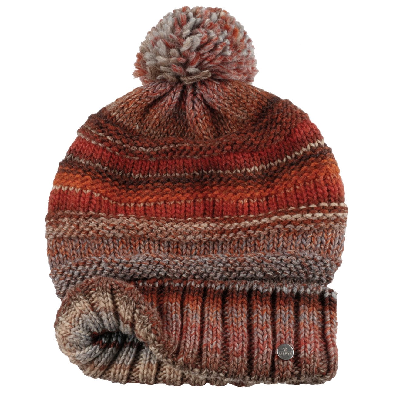 Lierys Faux Fur Pompom Beanie - Soft Winter Knit Hat for Women & Men - Cozy Cold Weather Accessory for Skiing, Snowboarding & Outdoor Activities