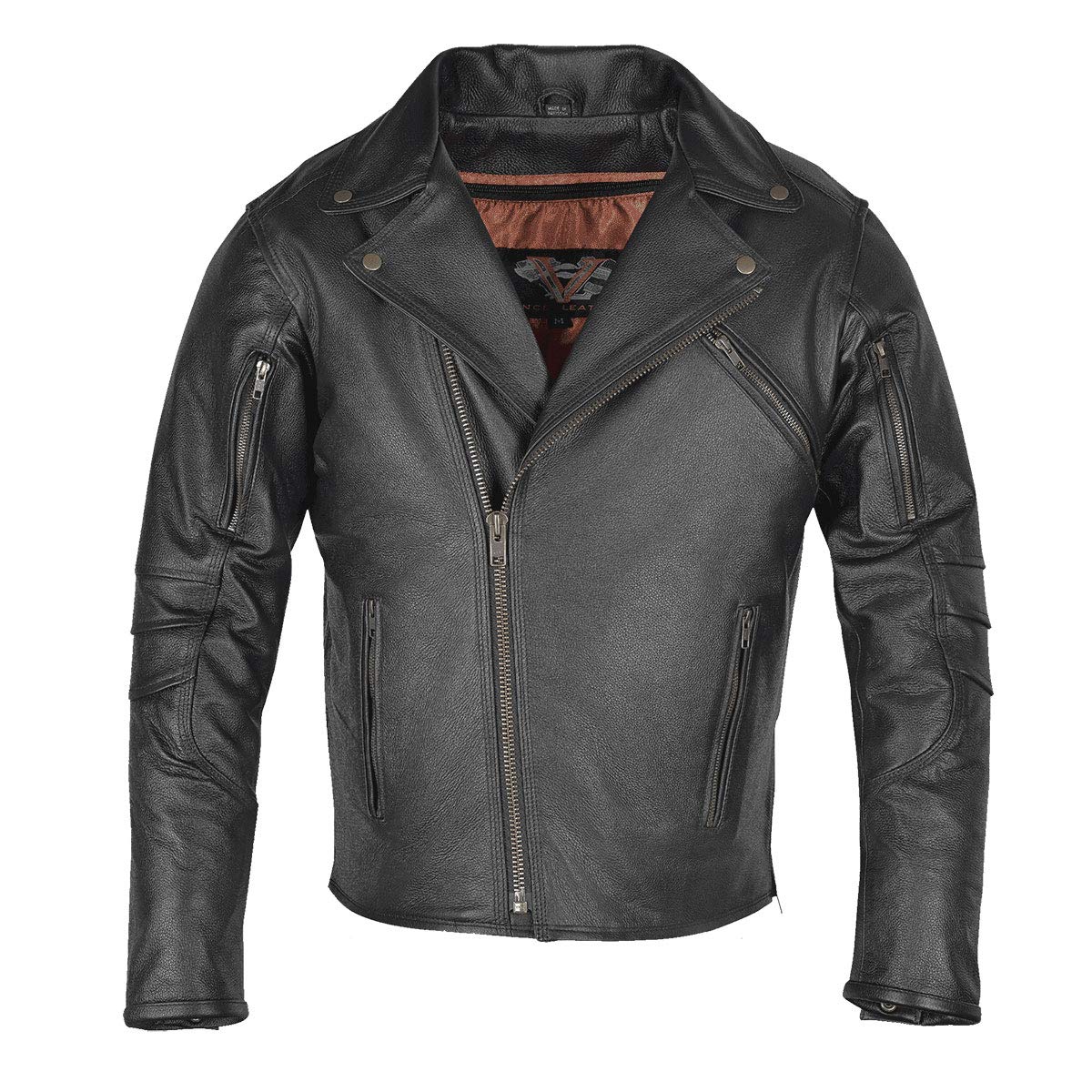 Premium Vance Leather Men's Concealed Carry Beltless MCJ with Dual Gun Pockets - Perfect for Tactical Wear, Outdoor Adventures & Everyday Concealed Carry