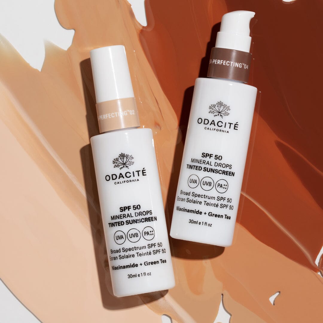 SPF 50 Flex Perfecting™ Mineral Drops Tinted Sunscreen - Oil-Free, Non-Greasy Face Sunscreen for Daily Protection | Perfect for Beach, Outdoor Activities & Sensitive Skin Care