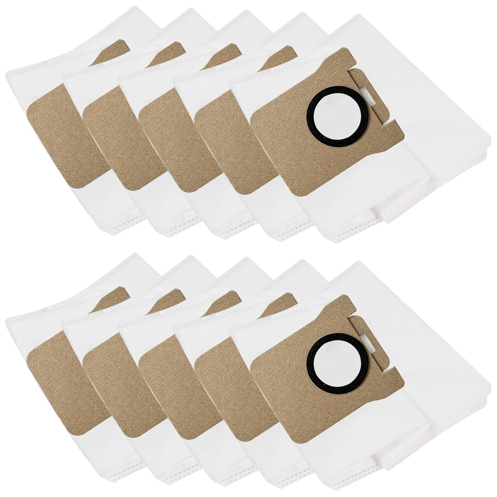 Kingsea Replacement Dust Bags for ECOVACS DEEBOT X1 OMNI Turbo Robot Vacuum Cleaner - 6 Pack High-Efficiency HEPA Filter Bags - Perfect for Pet Hair, Allergies & Deep Cleaning Smart Homes