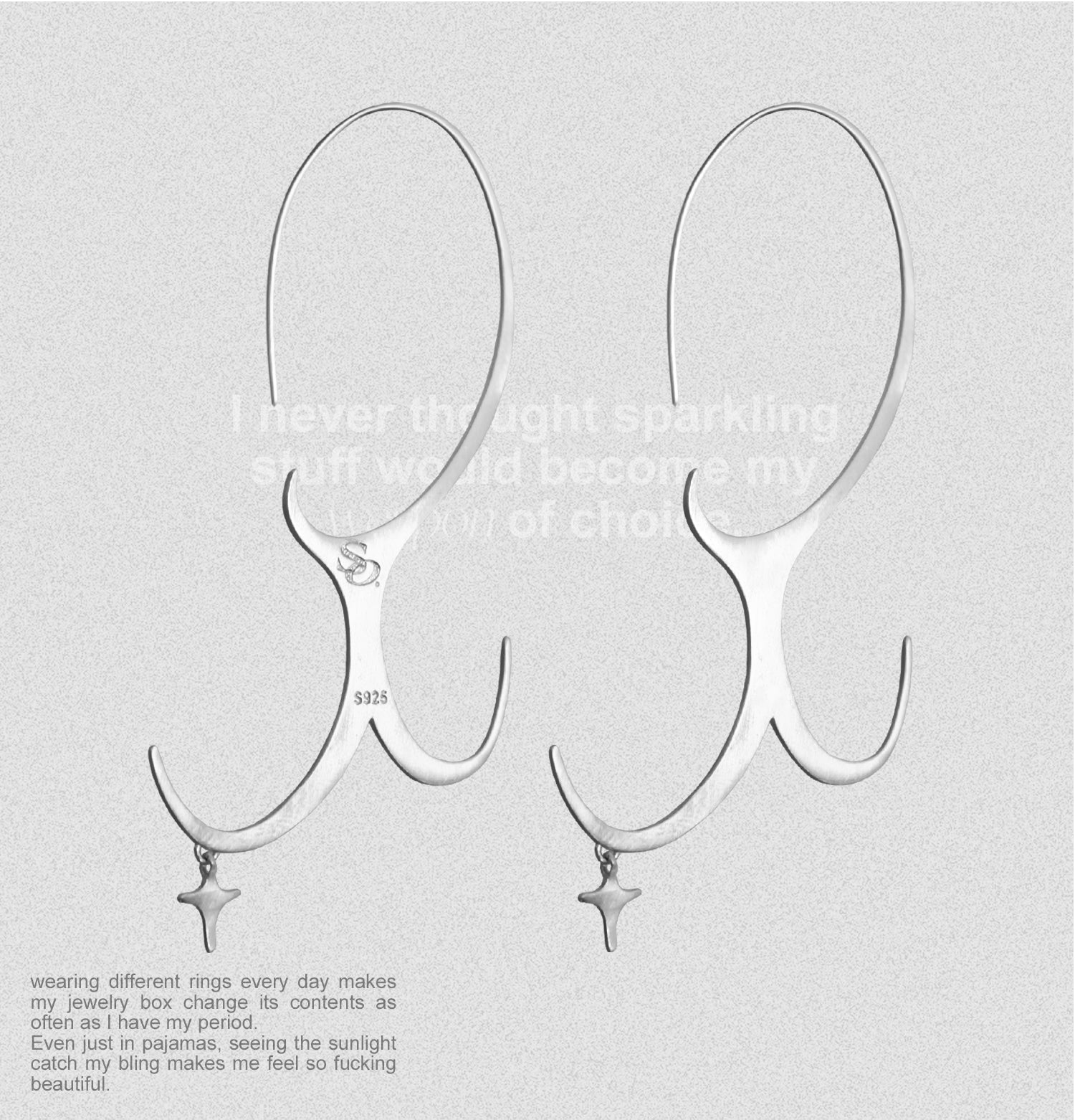 Thorn Assassin Silver Earrings for Women - Gothic Punk Style Jewelry - Perfect for Halloween, Cosplay, and Night Out Accessories