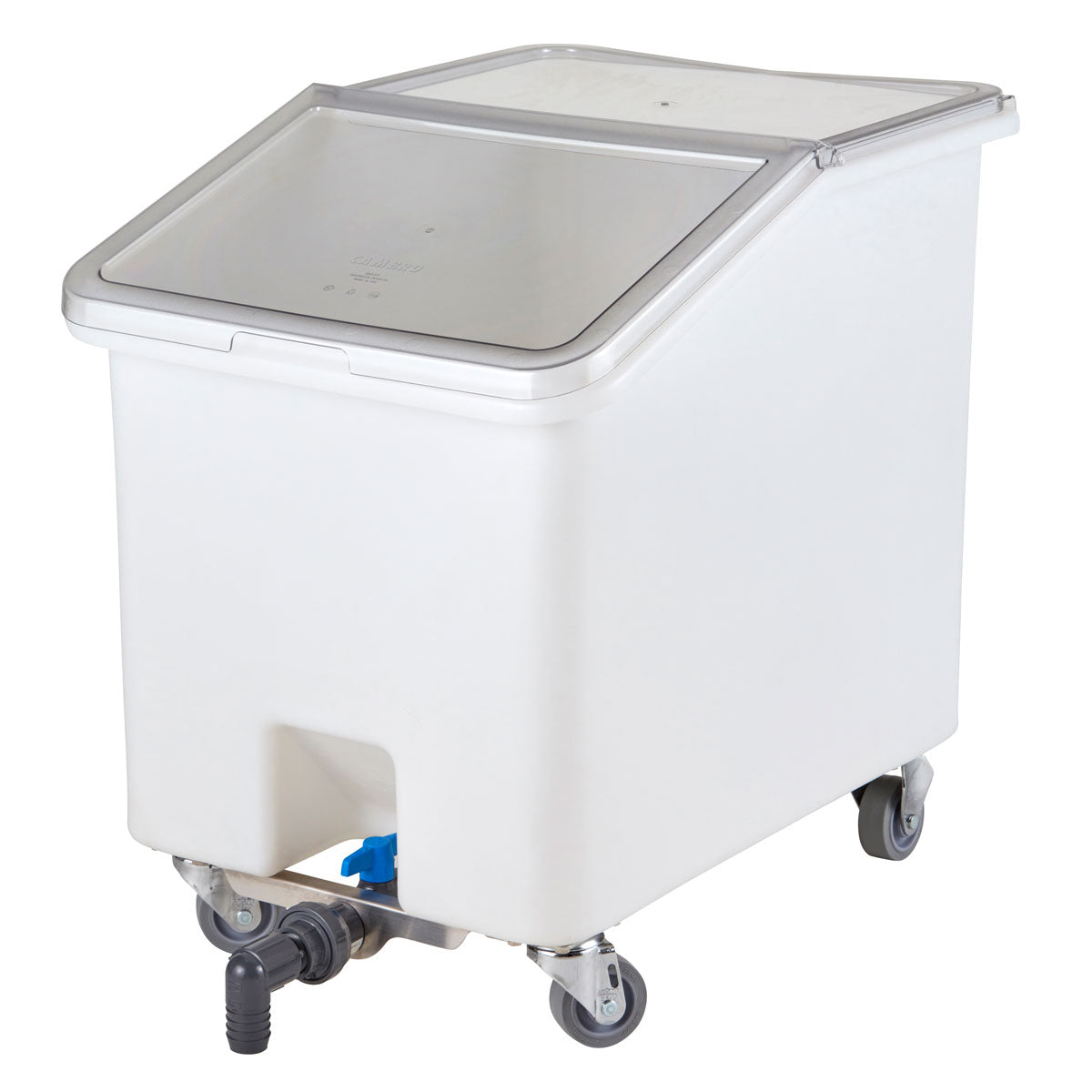 Cambro IBSD37148 37-Gallon White Soak & Brine Tank - Commercial Food Prep, Restaurant Kitchen Equipment, Meat Brining & Marinating Solution