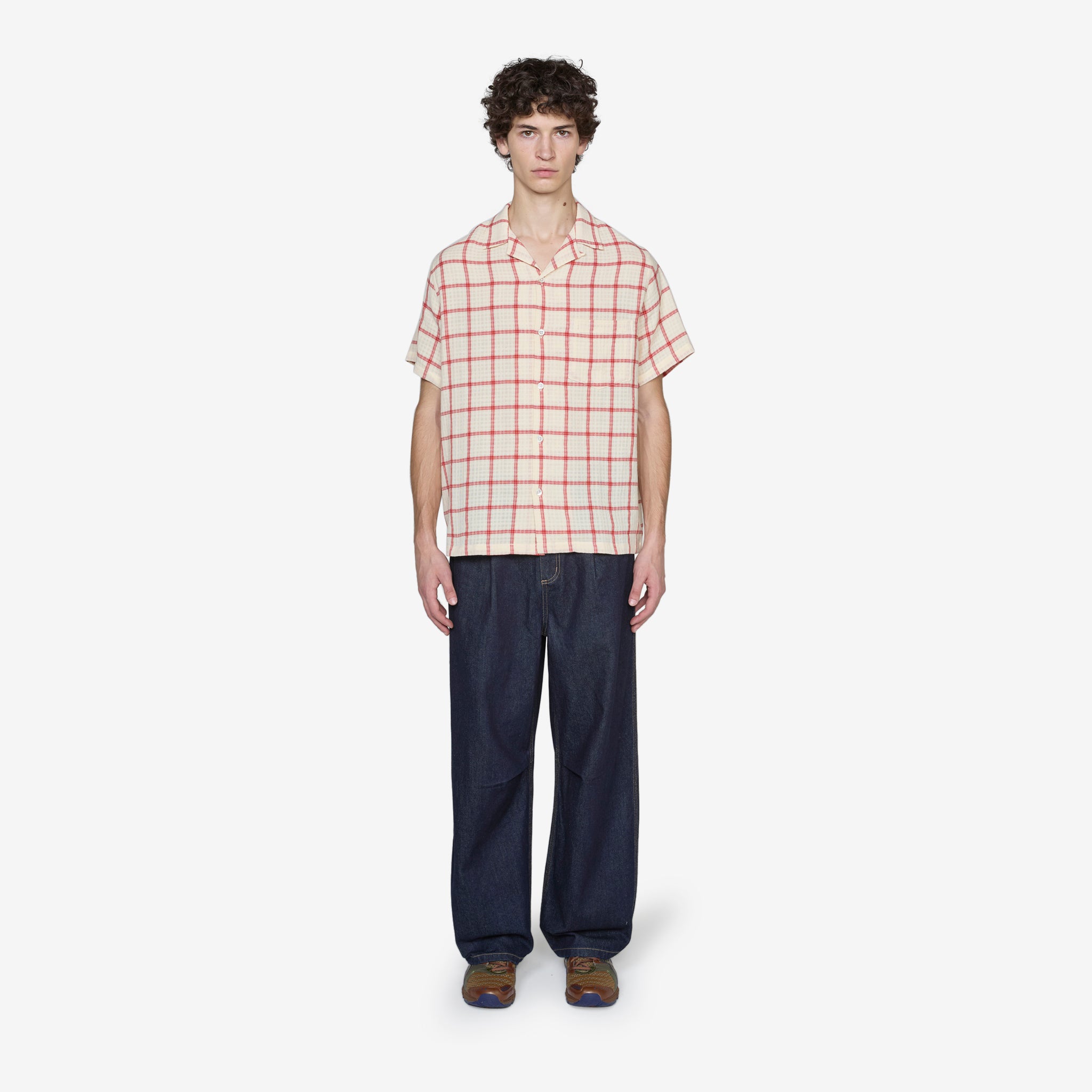 Alvor Red Shirt for Men - Casual Button Down Shirt with Comfort Fit - Perfect for Office, Date Night & Outdoor Activities