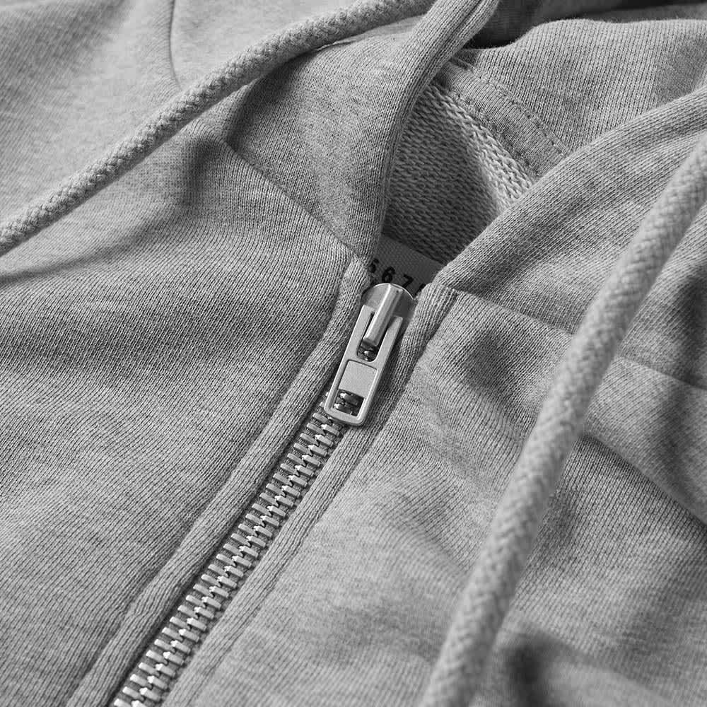Maison Margiela Grey Zip Up Hoodie for Men - Stylish Casual Pullover with Front Pockets | Perfect for Streetwear, Gym & Everyday Comfort