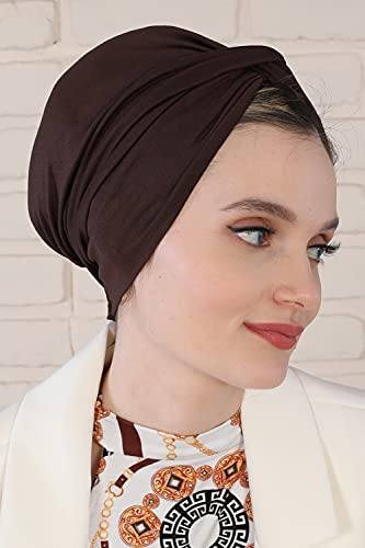 Stylish Cotton Turban Head Wrap for Women - Soft & Breathable Hair Scarf - Perfect for Yoga, Beach, or Everyday Fashion Accessory