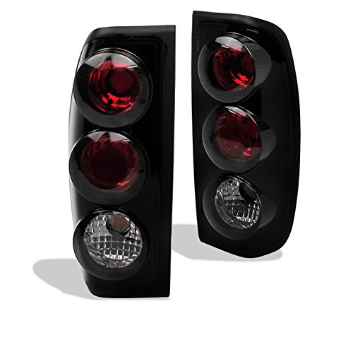Altezza Black Smoke LED Tail Brake Lights for Nissan Frontier - Upgrade Your Truck's Style & Safety for Night Driving & Off-Road Adventures