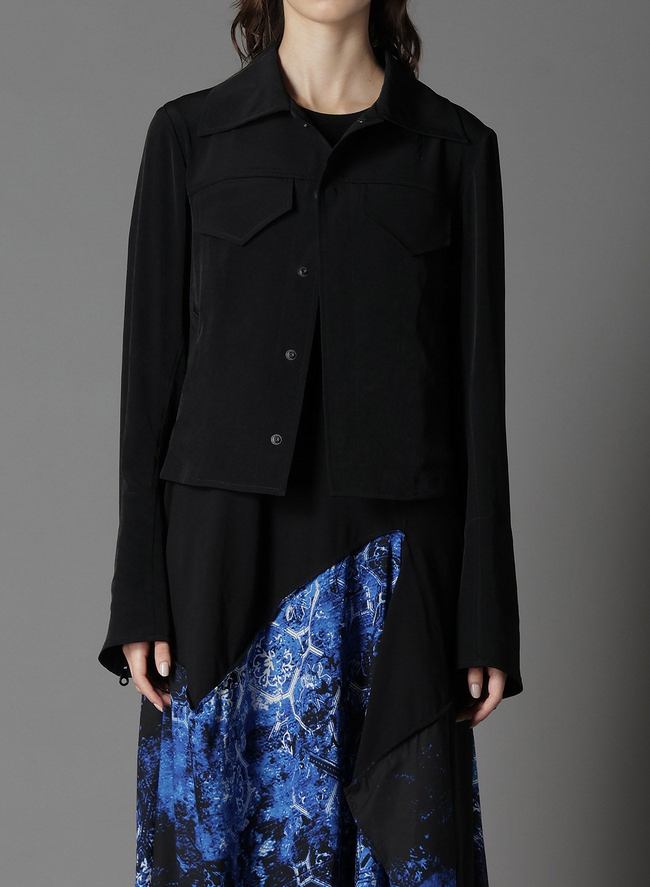 Elegant Crepe de Chine Short Jackets for Women - Lightweight & Stylish Outerwear for Spring & Summer Fashion