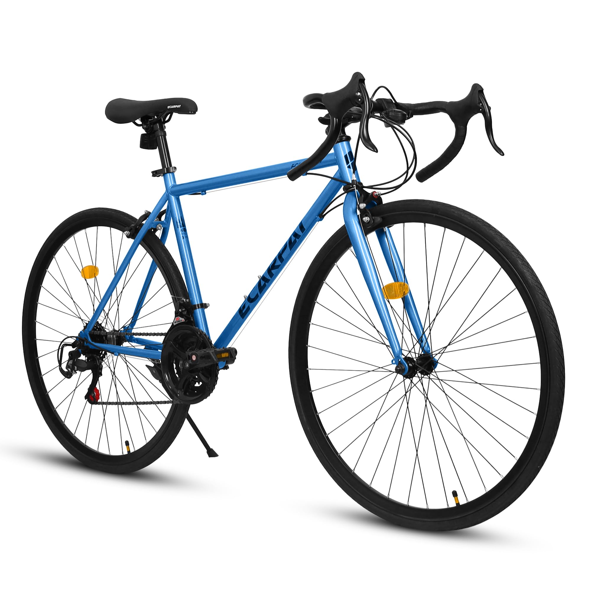 **700C Hybrid Road Bike for Men & Women - 16/21/24 Speed Aluminum/Steel Frame Commuter Bike - Perfect for City Riding, School & Work - Great Christmas & New Year Gift**