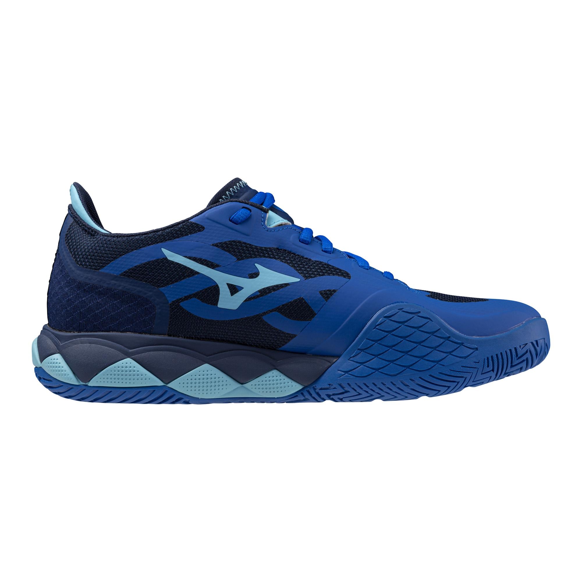 Mizuno Wave Enforce Tour Blue Men's Tennis Shoes - Lightweight Performance Court Shoes for Competitive Play & Training
