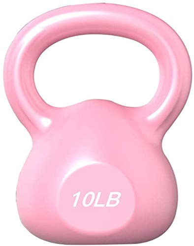 JLDN Portable Non-Slip Kettlebell for Strength Training & Cardio Workouts - Pink Fitness Weightlifting Equipment for Home Gym, CrossFit & Bodybuilding | Perfect for HIIT, Functional Training & Full-Body Exercises