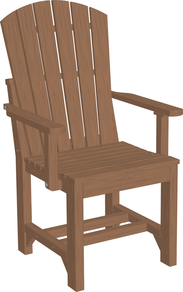 Premium Adirondack Arm Chair - Outdoor Dining Height, Weather-Resistant & Comfortable - Perfect for Patio, Deck, Garden, and Backyard Relaxation