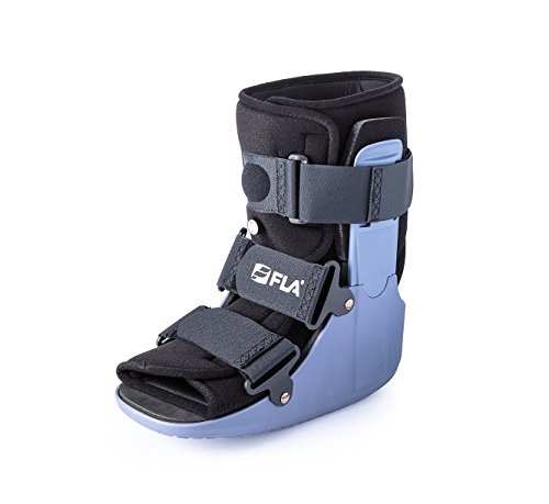 FLA Adjustable Air Ankle Walker Boot - Low Profile & X-Large Size for Men & Women - Ideal for Sprains, Fractures, and Post-Surgery Recovery - Perfect for Walking Support and Injury Protection