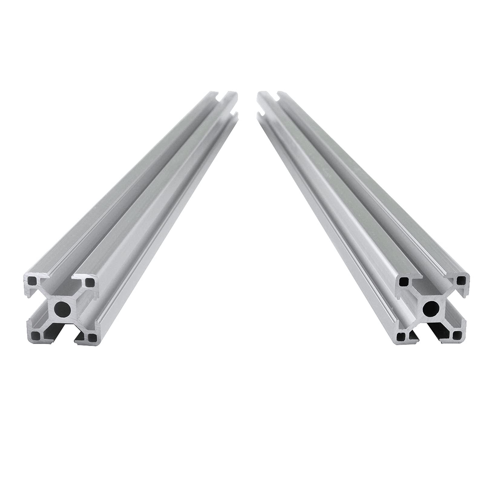 2Pcs 3030 Aluminum Extrusion Profile 600mm (23.62 Inch) - European Standard Anodized Linear Rail for CNC, 3D Printer & DIY Projects - Perfect for Machine Framing, Robotics, and Workshop Builds