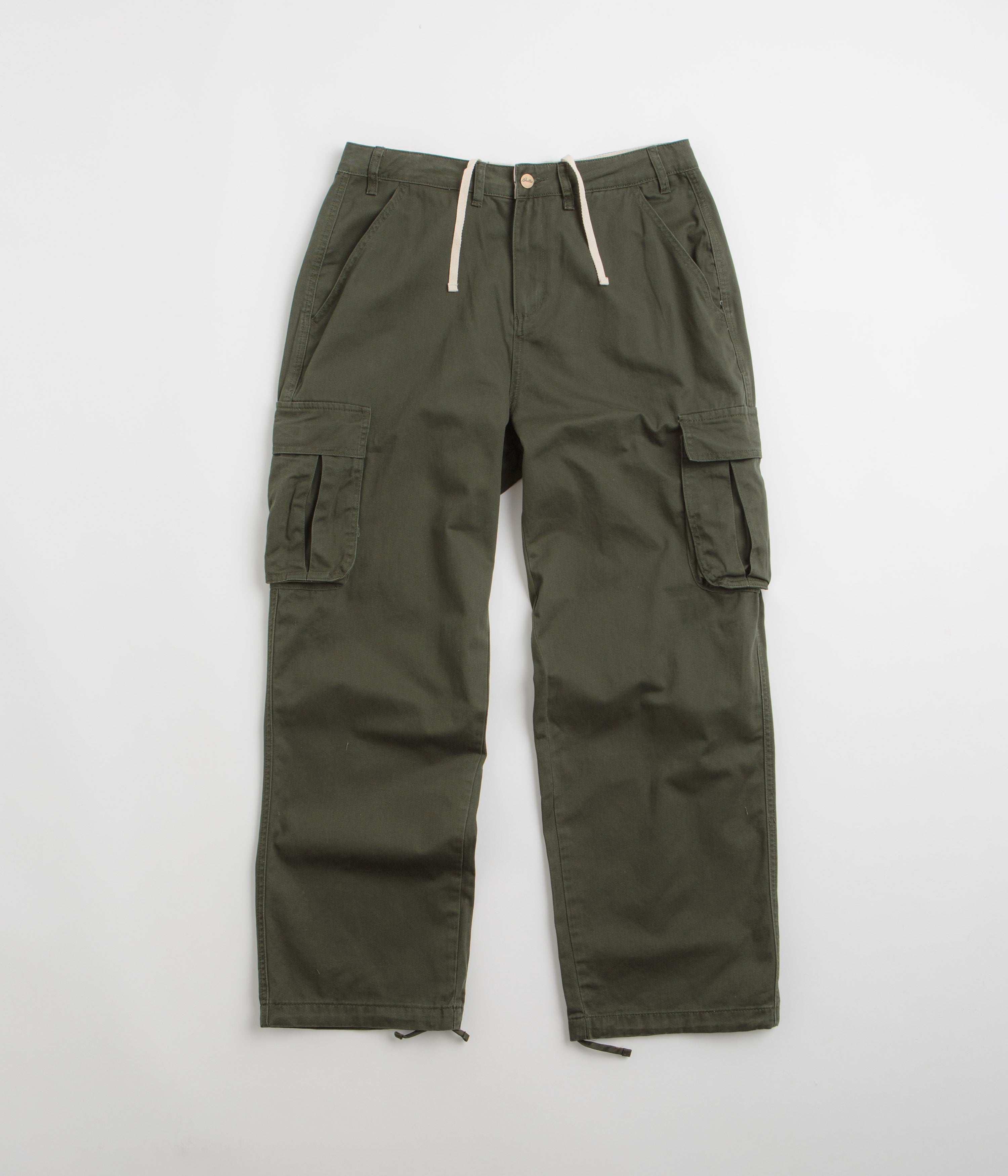 Butter Goods Field Cargo Pants for Men - Durable Military Style Tactical Pants in Forest Green | Outdoor Hiking, Camping & Workwear