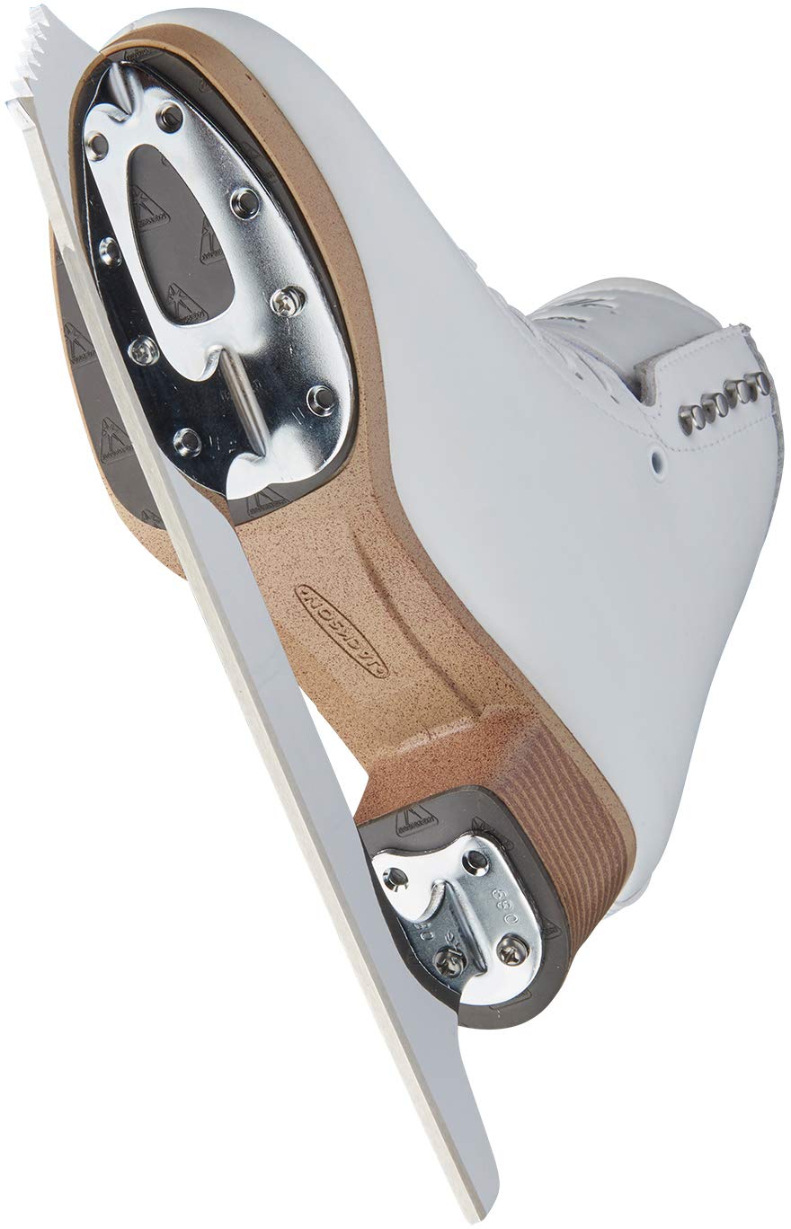 Jackson Ultima Fusion Elle with Mirage Blade FS2131 Girls Figure Ice Skates - Medium Width (M/R) - Kids Size 3 - Perfect for Ice Dancing, Competitions & Recreational Skating