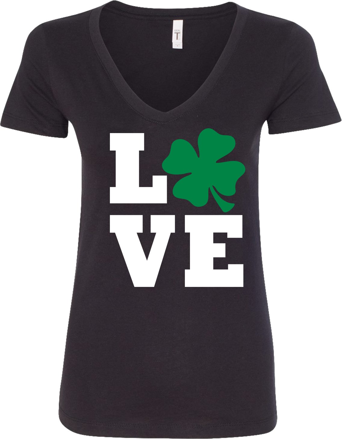 St. Patrick's Day Women's V-Neck Shamrock Shirt - Cute Irish-Themed Green T-Shirt for Ladies | Perfect for Pub Crawls, Parades & Irish Festivals